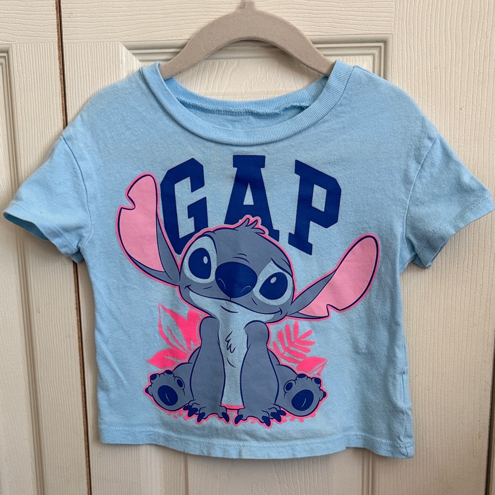 GAP Kids Light Blue Stitch Tee